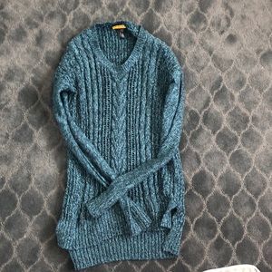 Soft turquoise sweater